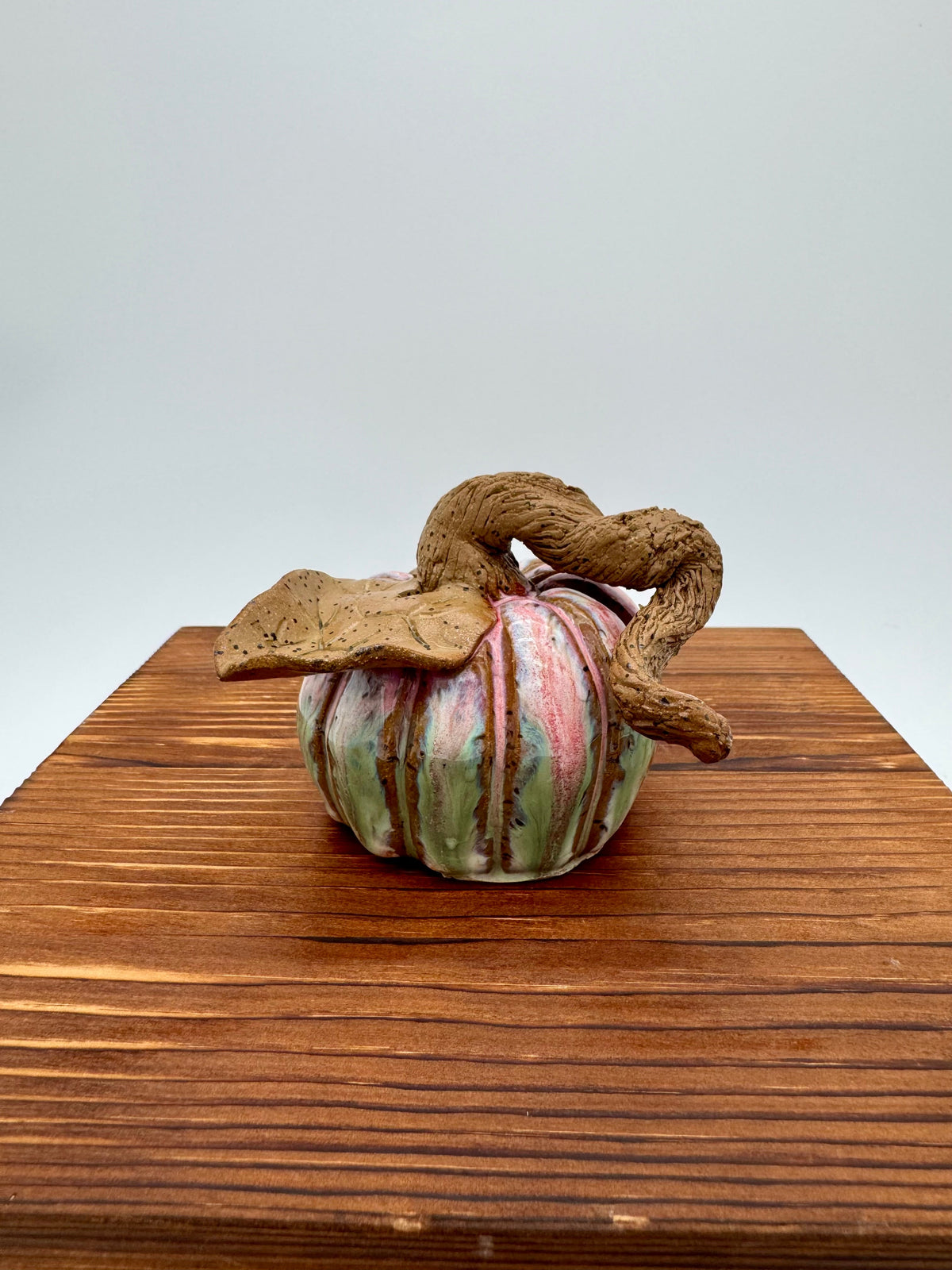 Meadow Harvest Ceramic Pumpkin — Small